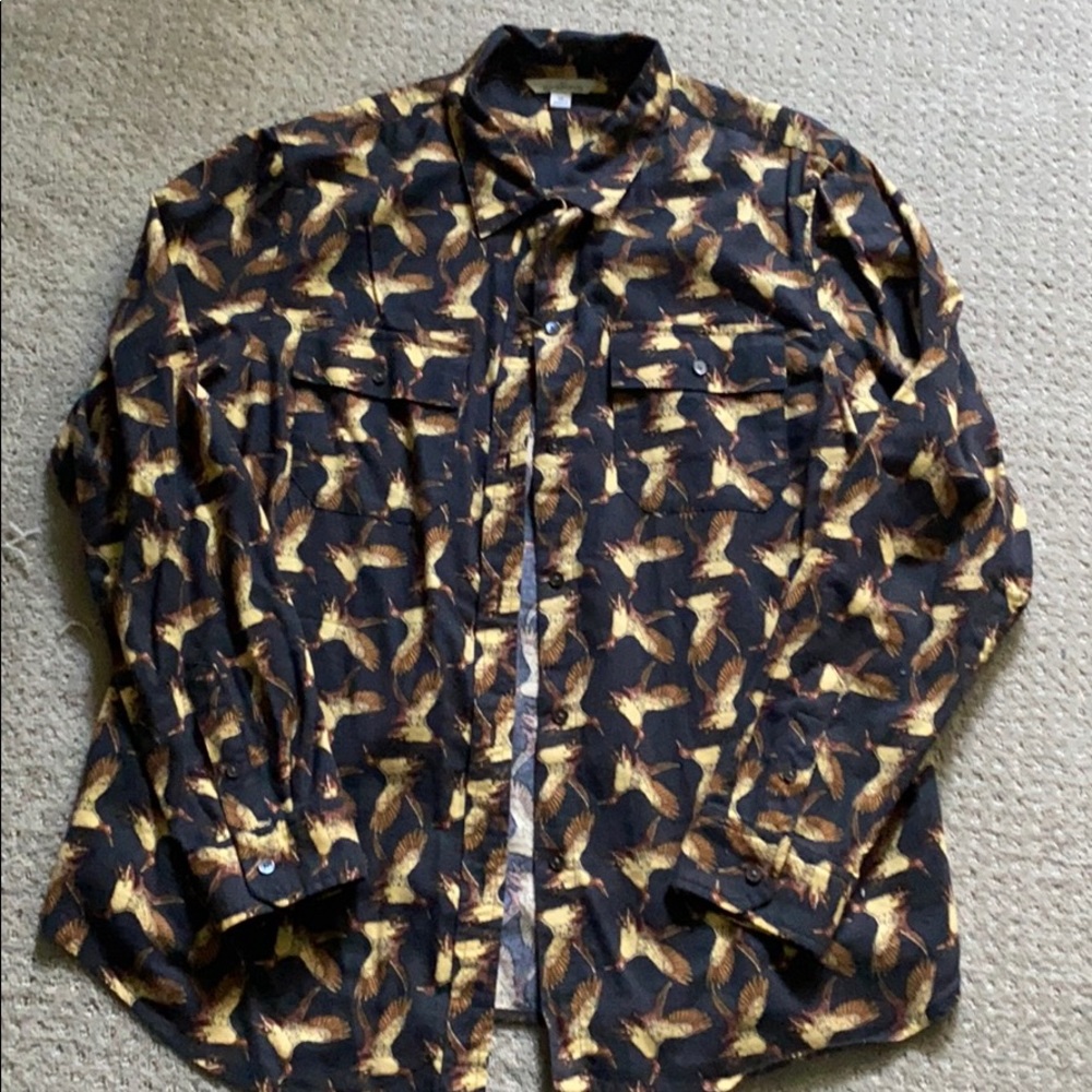 L L Bean flannel print shirt